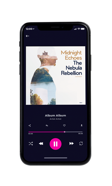 Tablet view of Premade Podcast Album Cover - Pampas #10463 | AlbumArtZone*