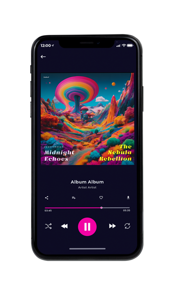 Tablet view of Premade New Age Album Cover - Oxford Blue #10480 | AlbumArtZone*