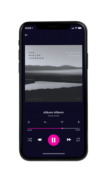 Tablet view of Premade Indie & Folk Music Album Cover - Cloudy #10492 | AlbumArtZone*
