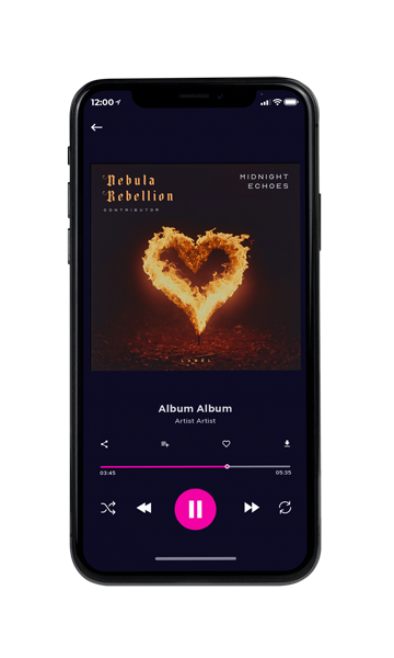 Tablet view of Premade Valentine's Day Album Cover - Cocoa Brown #10545 | AlbumArtZone*