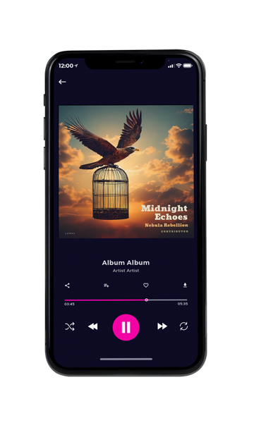 Tablet view of Premade Indie & Folk Music Album Cover - Taupe #10548 | AlbumArtZone*