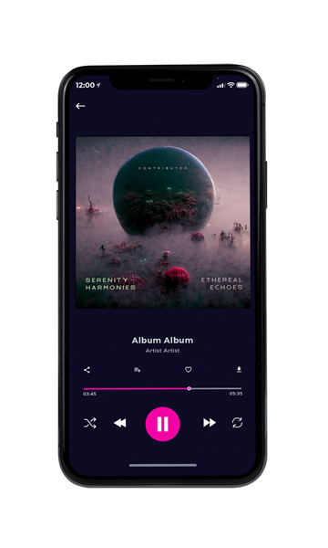 Tablet view of Premade Electronica & Ambient Album Cover - Tuna #10570 | AlbumArtZone*