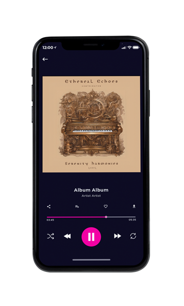 Tablet view of Premade Contemporary Music Album Cover - Tan #10583 | AlbumArtZone*