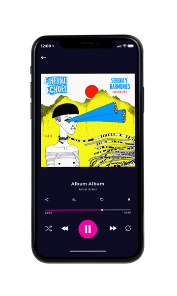 Tablet view of Premade Pop Album Cover - Blumine #10602 | AlbumArtZone*