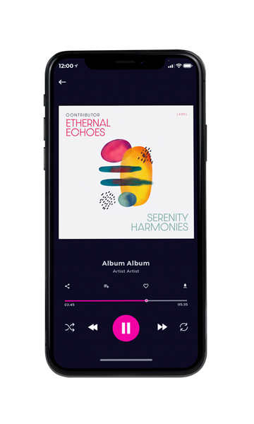 Tablet view of Premade Contemporary Music Album Cover - Ecru White #10606 | AlbumArtZone*