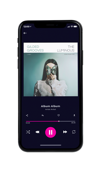 Tablet view of Premade Indie & Folk Music Album Cover - Pumice #10656 | AlbumArtZone*