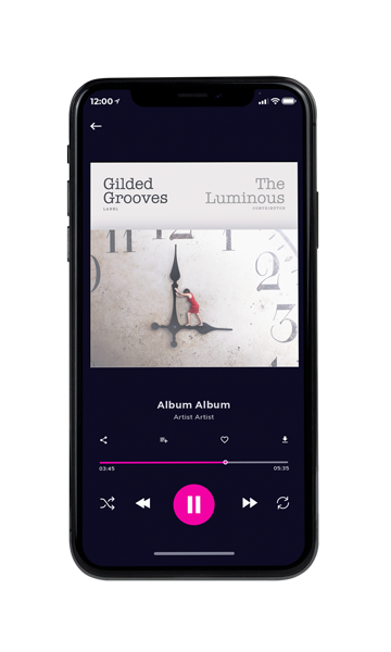 Tablet view of Premade Pop Album Cover - Satin Linen #10657 | AlbumArtZone*