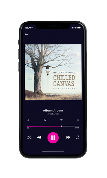 Tablet view of Premade Indie & Folk Music Album Cover - Green White #10674 | AlbumArtZone*