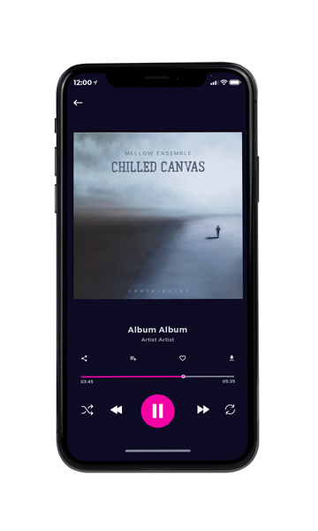 Tablet view of Premade Indie & Folk Music Album Cover - Tower Gray #10678 | AlbumArtZone*