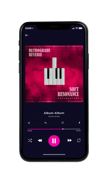 Tablet view of Premade Contemporary Music Album Cover - Monarch #10706 | AlbumArtZone*