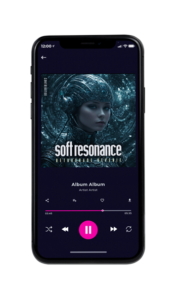 Tablet view of Premade Contemporary Music Album Cover - Mirage #10727 | AlbumArtZone*