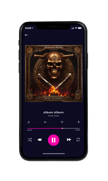 Tablet view of Premade Rock,Punk & Alternative Album Cover - Night Rider #10756 | AlbumArtZone*