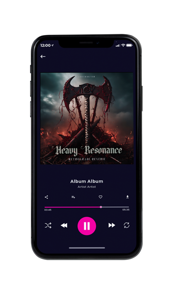 Tablet view of Premade Rock,Punk & Alternative Album Cover - Thunder #10758 | AlbumArtZone*
