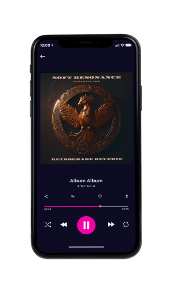 Tablet view of Premade Podcast Album Cover - Cocoa Brown #10795 | AlbumArtZone*