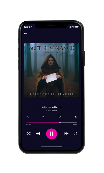 Tablet view of Premade Classical & Romantic Music Album Cover - Outer Space #10814 | AlbumArtZone*