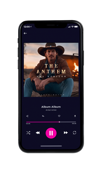 Tablet view of Premade Country & Acoustic Album Cover - Akaroa #10845 | AlbumArtZone*