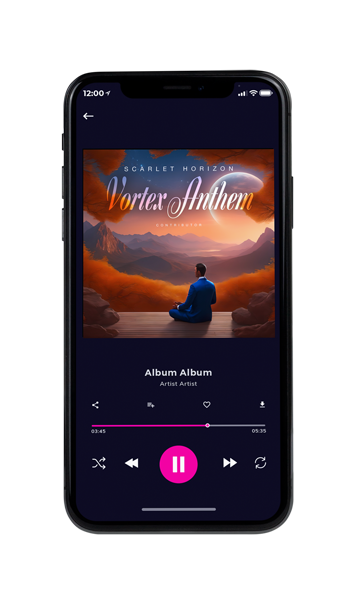 Tablet view of Premade Classical & Romantic Music Album Cover - Congo Brown #10852 | AlbumArtZone*