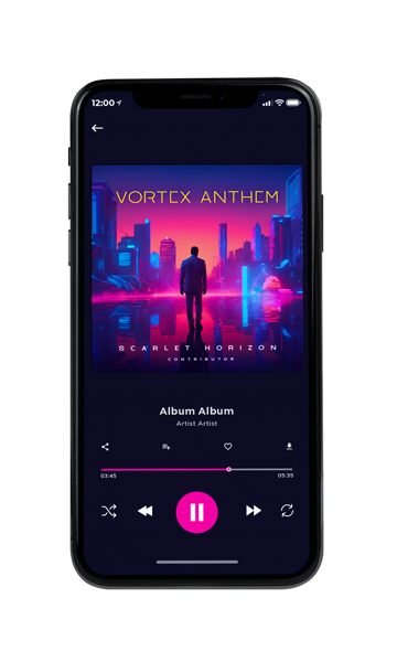 Tablet view of Premade Contemporary Music Album Cover - Meteorite #10867 | AlbumArtZone*