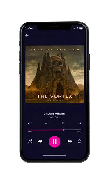 Tablet view of Premade Electronica & Ambient Album Cover - Metallic Bronze #10872 | AlbumArtZone*