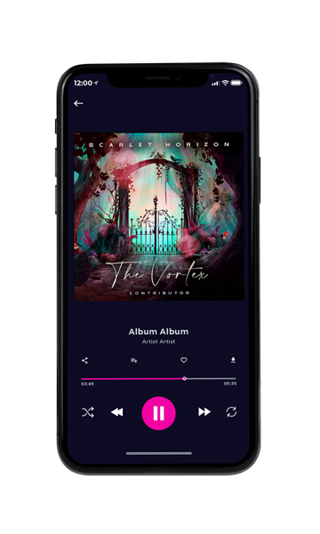 Tablet view of Premade Indie & Folk Music Album Cover - Thunder #10873 | AlbumArtZone*