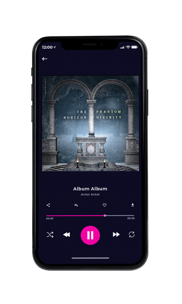 Tablet view of Premade Electronica & Ambient Album Cover - Bright Gray #10890 | AlbumArtZone*