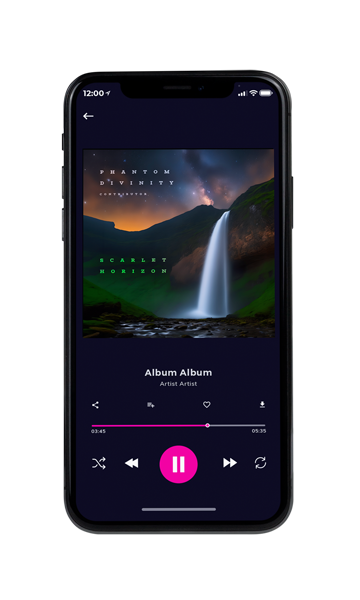 Tablet view of Premade Podcast Album Cover - Outer Space #10904 | AlbumArtZone*