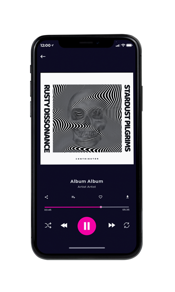 Tablet view of Premade Pop Album Cover - Silver #10957 | AlbumArtZone*