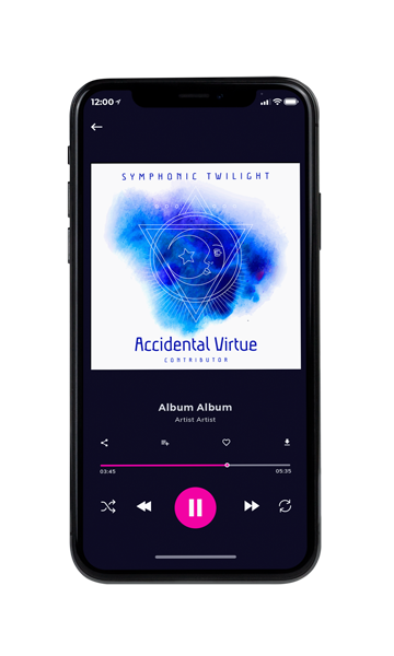 Tablet view of Premade Contemporary Music Album Cover - Hawkes Blue #10989 | AlbumArtZone*