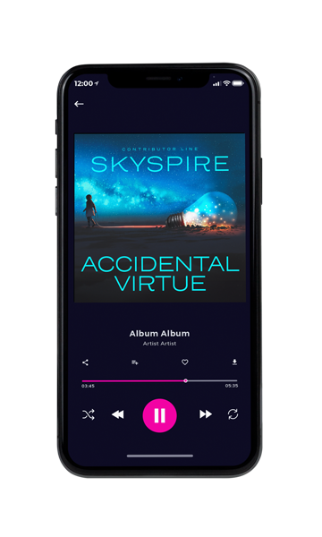 Tablet view of Premade Electronica & Ambient Album Cover - Ebony Clay #11023 | AlbumArtZone*