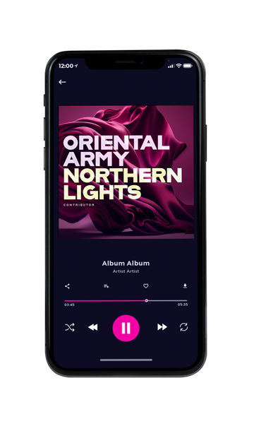 Tablet view of Premade Contemporary Music Album Cover - Loulou #11130 | AlbumArtZone*