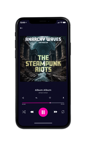 Tablet view of Premade Electronica & Ambient Album Cover - Shark #11151 | AlbumArtZone*
