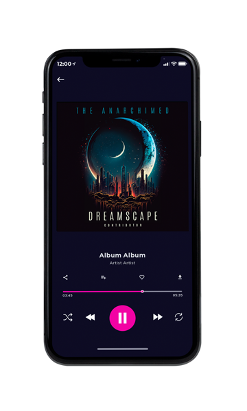 Tablet view of Premade Electronica & Ambient Album Cover - Cinder #11168 | AlbumArtZone*