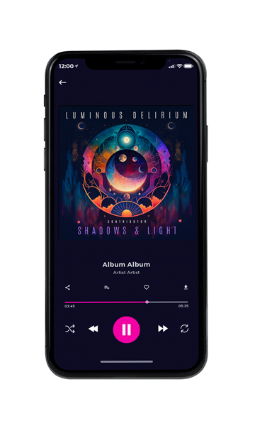 Tablet view of Premade Electronica & Ambient Album Cover - Mirage #11169 | AlbumArtZone*