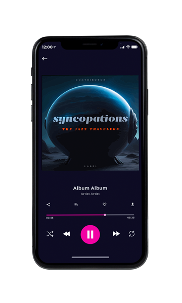 Tablet view of Premade Traditional Jazz & Blues Album Cover - Mirage #11198 | AlbumArtZone*