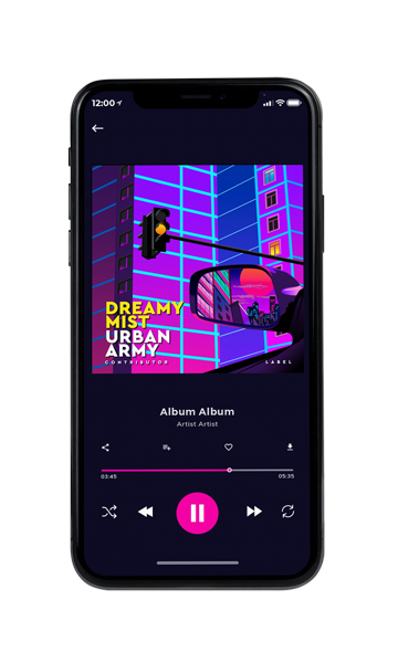 Tablet view of Premade Pop Album Cover - Purple Heart #11210 | AlbumArtZone*