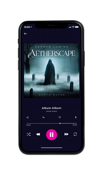 Tablet view of Premade Podcast Album Cover - Outer Space #11236 | AlbumArtZone*