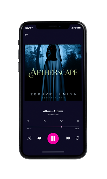 Tablet view of Premade Electronica & Ambient Album Cover - Firefly #11237 | AlbumArtZone*
