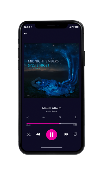 Tablet view of Premade Electronica & Ambient Album Cover - Big Stone #11258 | AlbumArtZone*