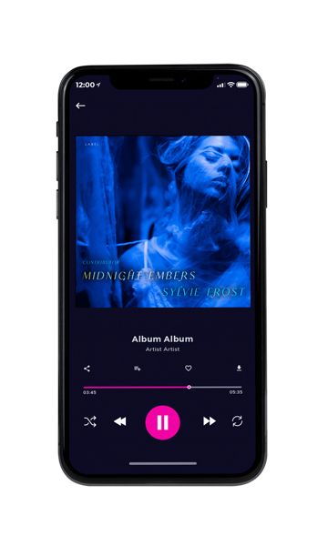 Tablet view of Premade Pop Album Cover - Congress Blue #11261 | AlbumArtZone*