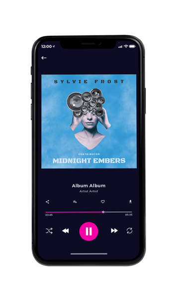 Tablet view of Premade Contemporary Music Album Cover - Glacier #11268 | AlbumArtZone*
