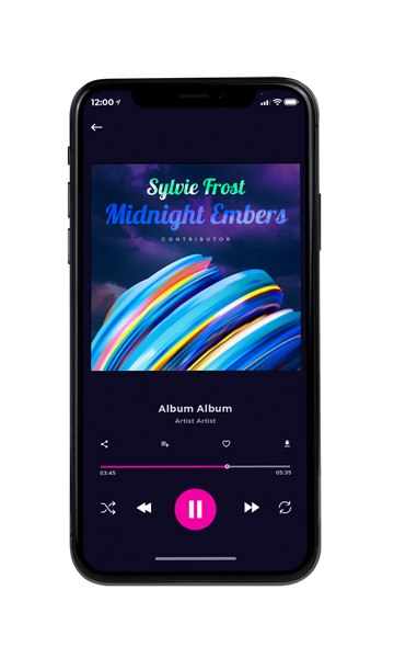 Tablet view of Premade Contemporary Music Album Cover - Cloud Burst #11277 | AlbumArtZone*