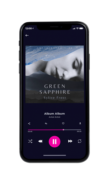 Tablet view of Premade Electronica & Ambient Album Cover - Shark #11291 | AlbumArtZone*