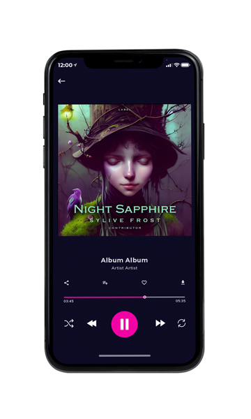 Tablet view of Premade Electronica & Ambient Album Cover - Jon #11308 | AlbumArtZone*