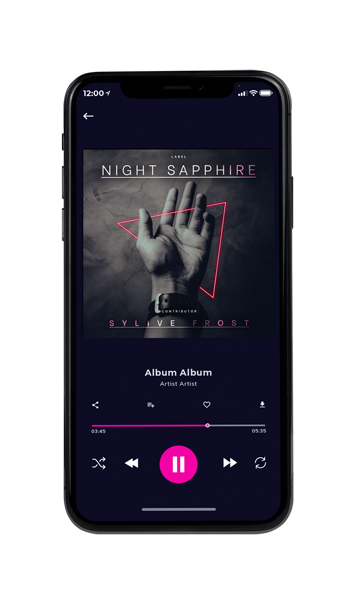 Tablet view of Premade Electronica & Ambient Album Cover - Shark #11329 | AlbumArtZone*