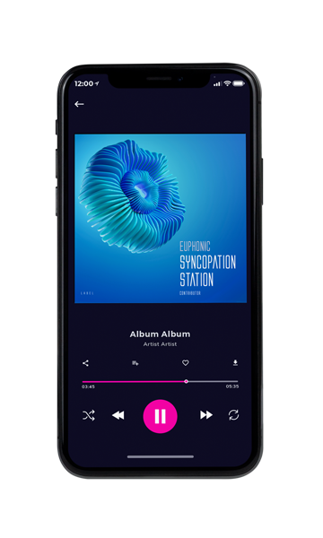 Tablet view of Premade Contemporary Music Album Cover - Boston Blue #11381 | AlbumArtZone*