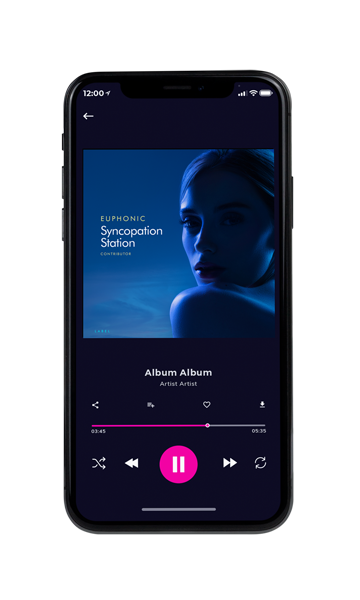 Tablet view of Premade Contemporary Music Album Cover - Chathams Blue #11401 | AlbumArtZone*