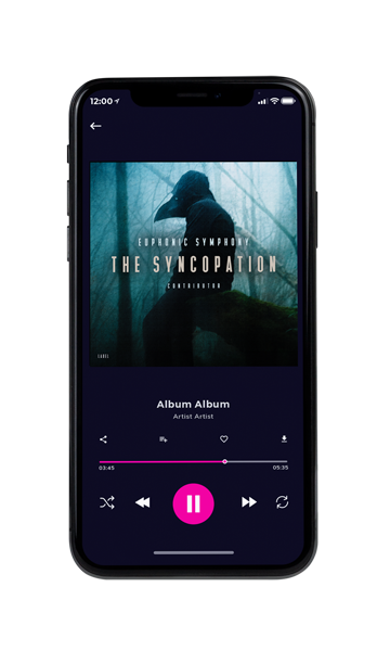 Tablet view of Premade Electronica & Ambient Album Cover - Opal #11425 | AlbumArtZone*