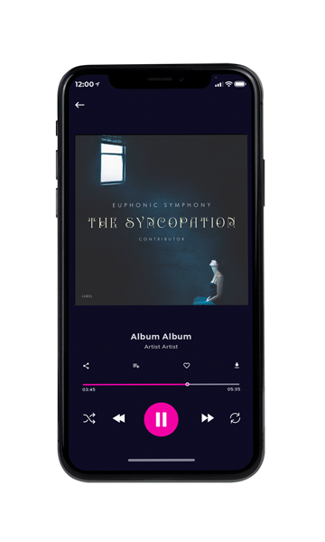 Tablet view of Premade Electronica & Ambient Album Cover - Outer Space #11434 | AlbumArtZone*