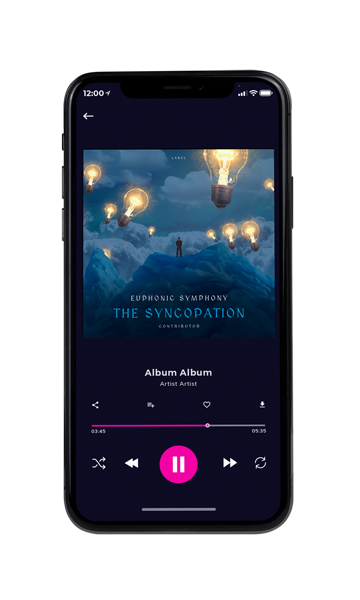 Tablet view of Premade Electronica & Ambient Album Cover - San Juan #11452 | AlbumArtZone*
