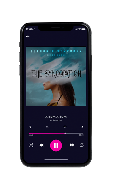 Tablet view of Premade Contemporary Music Album Cover - Nevada #11456 | AlbumArtZone*